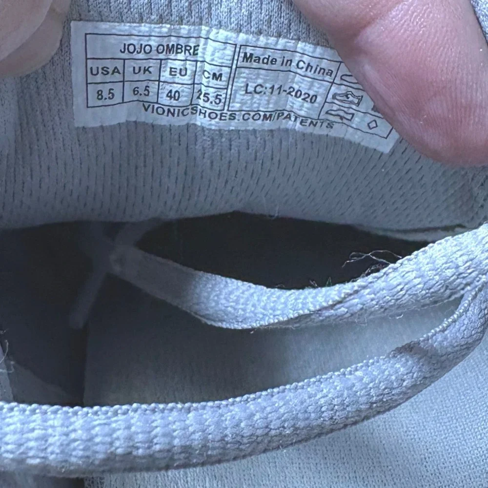 Vionic Jojo Ombre Trainer Sneakers Athletic Walking Shoes Comfort 8.5‎ NWOT